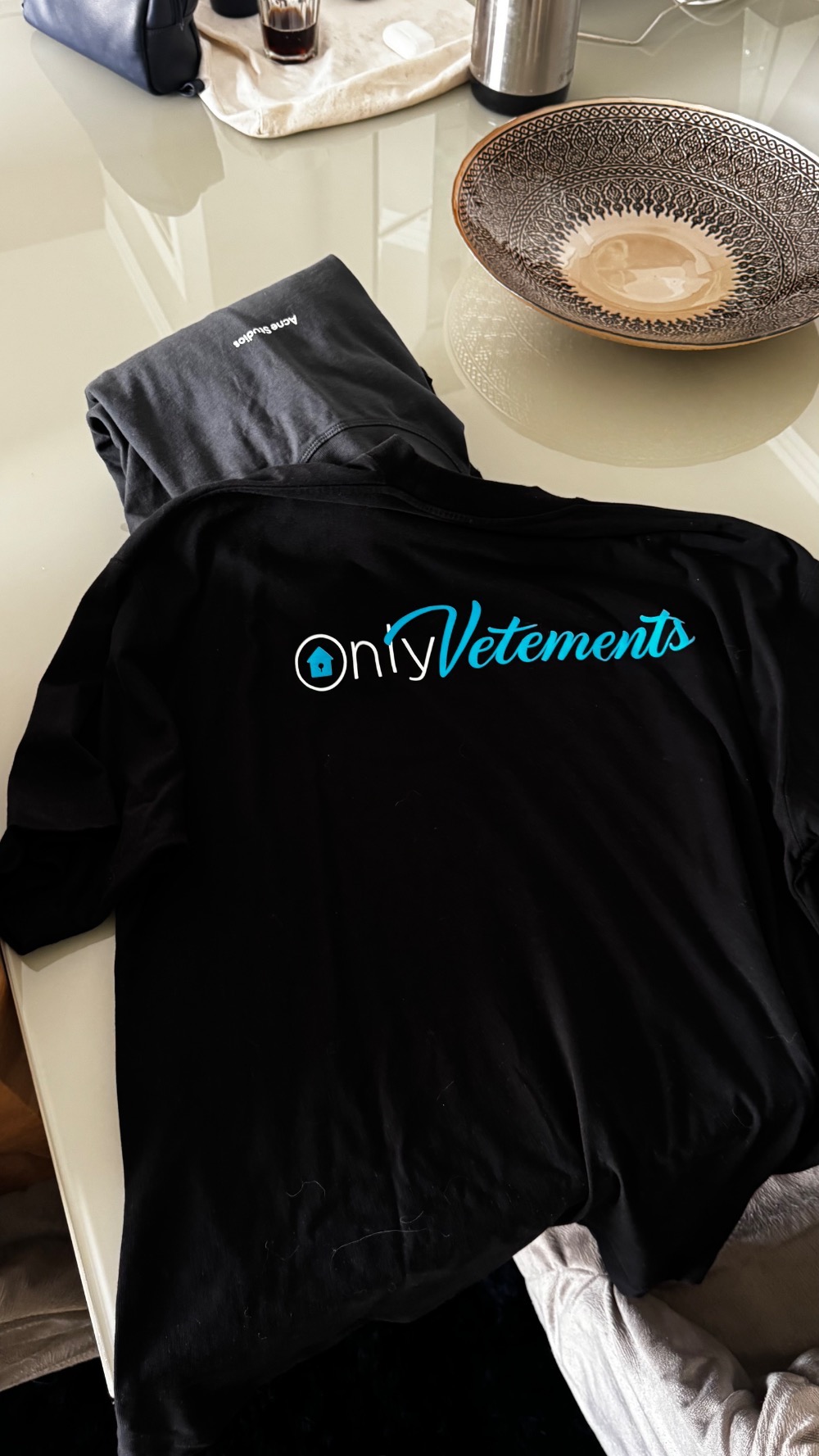 Camiseta Vetements Only Vetements Black