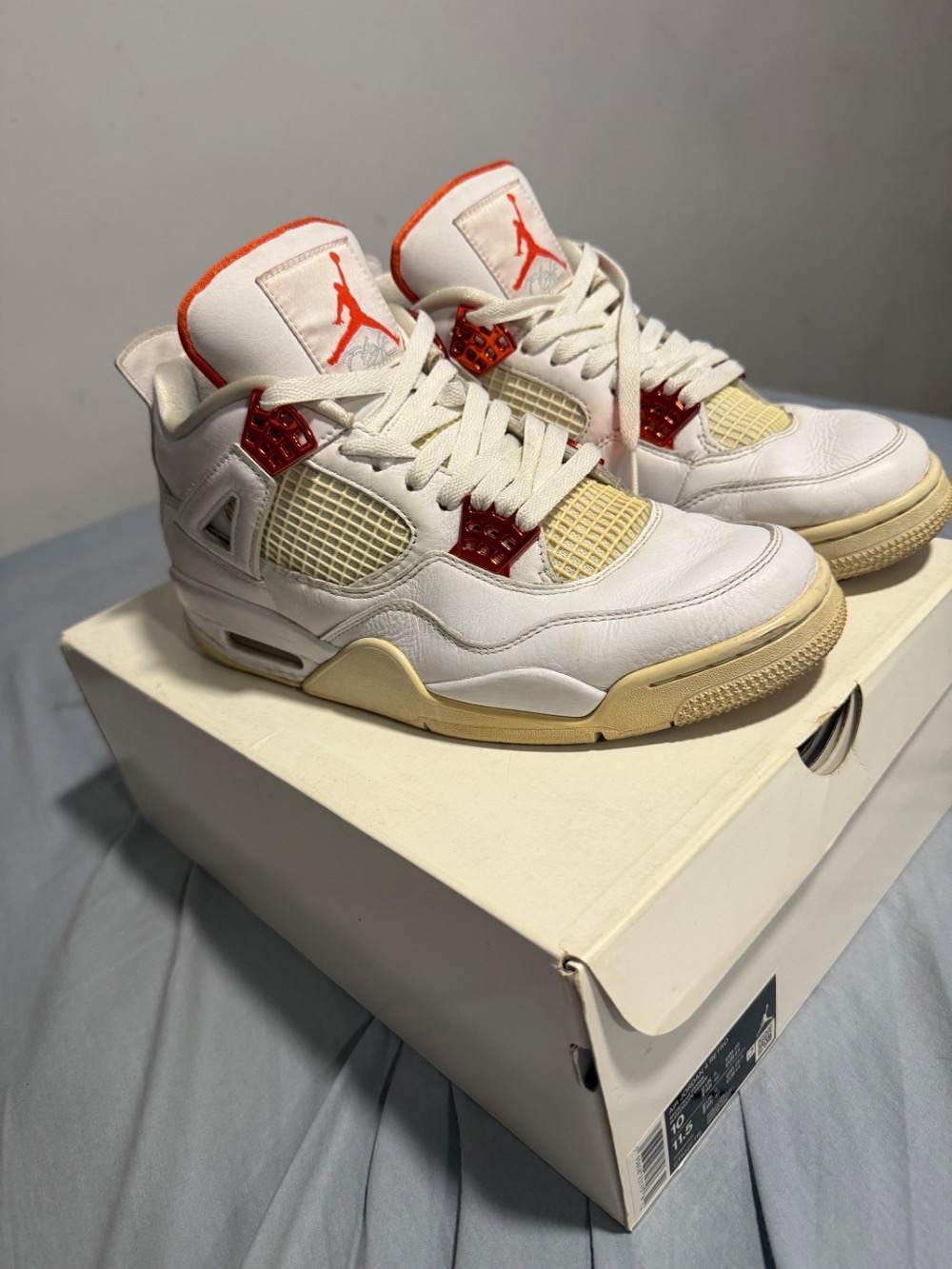 Air Jordan 4 Metallic Orange