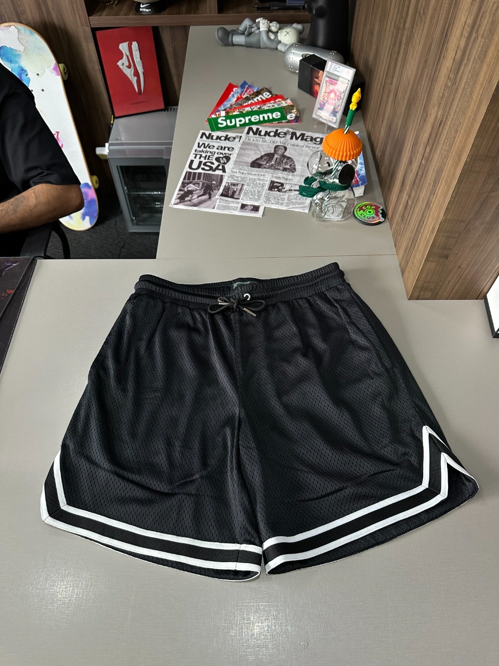 Bermuda Kith Curtis Mesh Short Black