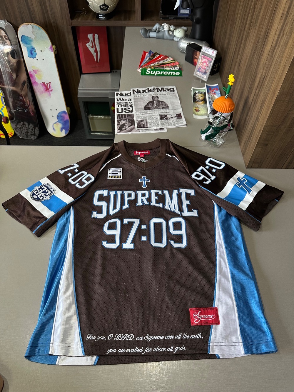 Camiseta Supreme Disciples Football Jersey Brown FW26-W7