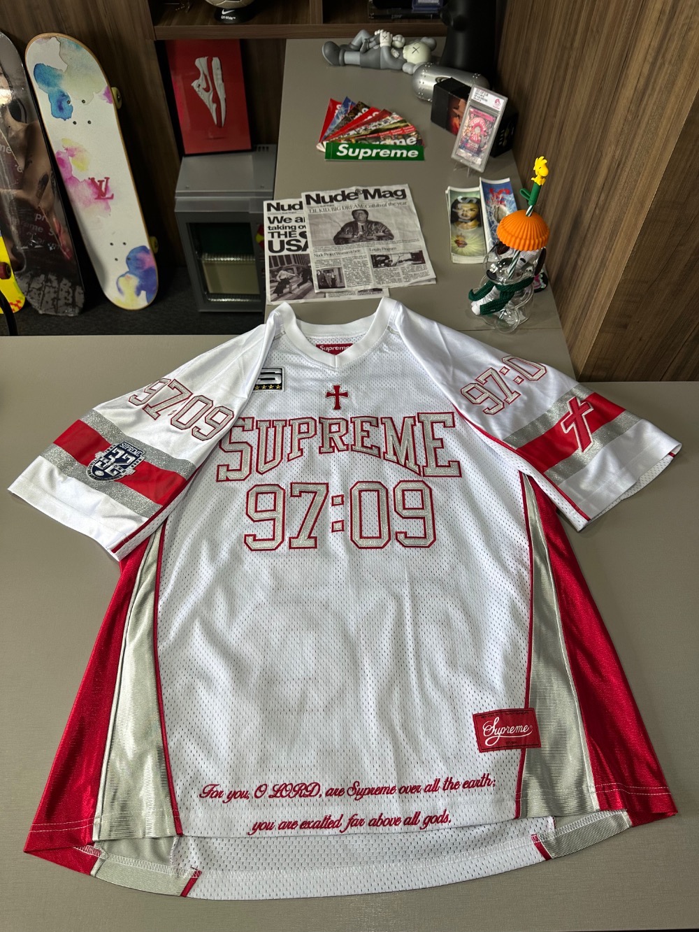 Camiseta Supreme Disciples Football Jersey White FW26-W7