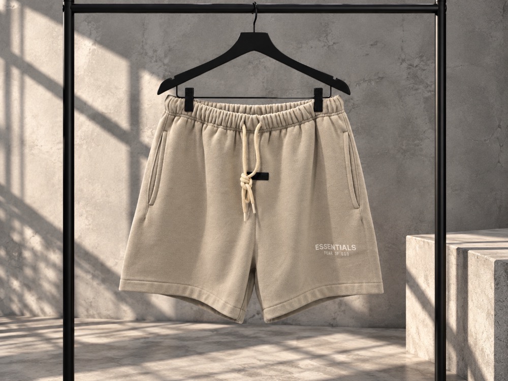 Shorts Fear of God Essentials Silver Cloud