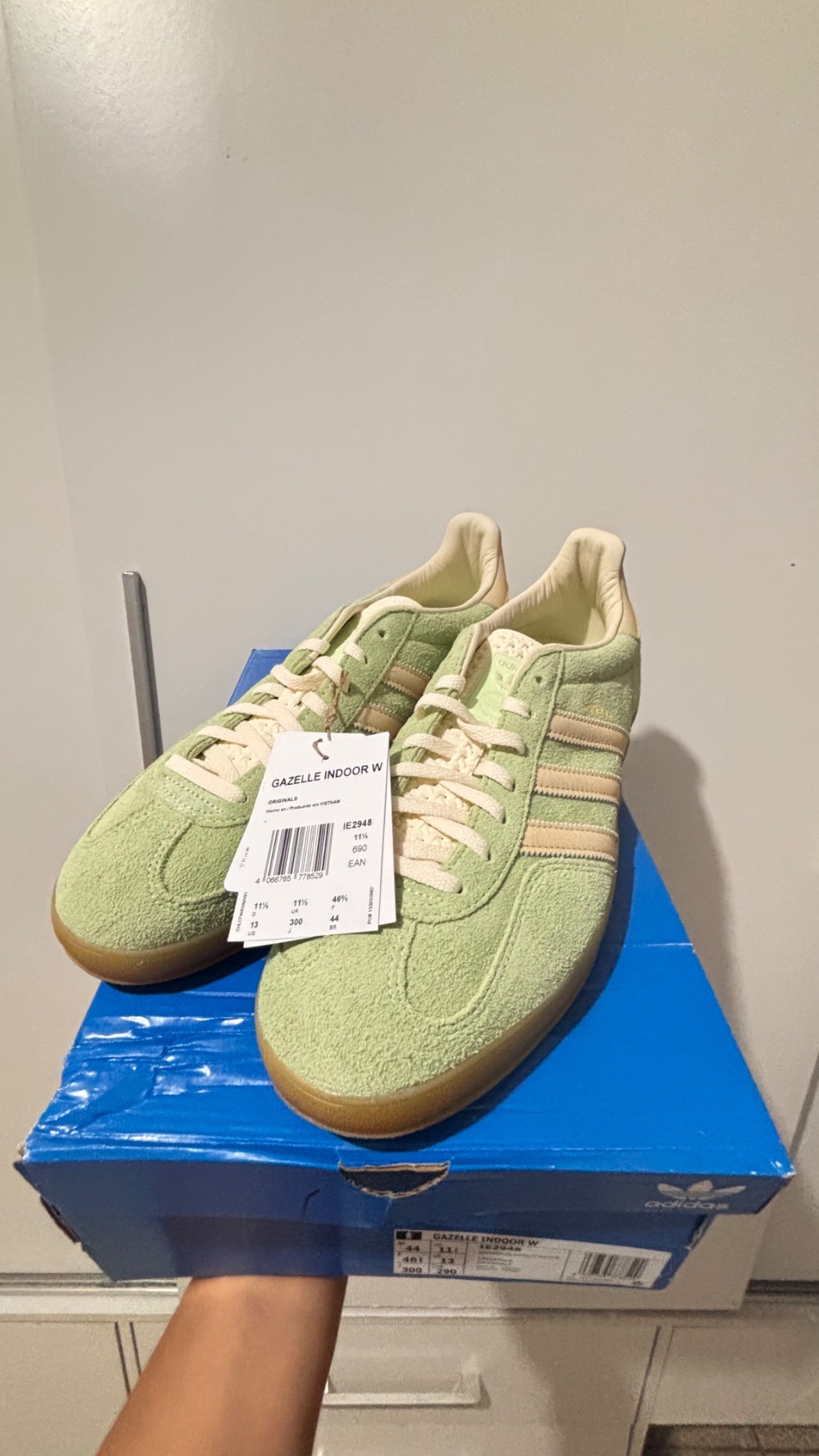 adidas Gazelle Indoor Semi Green Spark