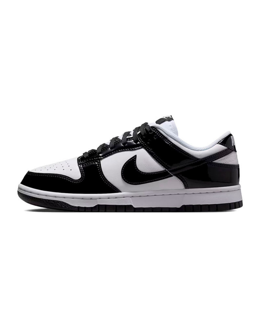 Nike Dunk Low SE White Metallic Silver Black Feminino
