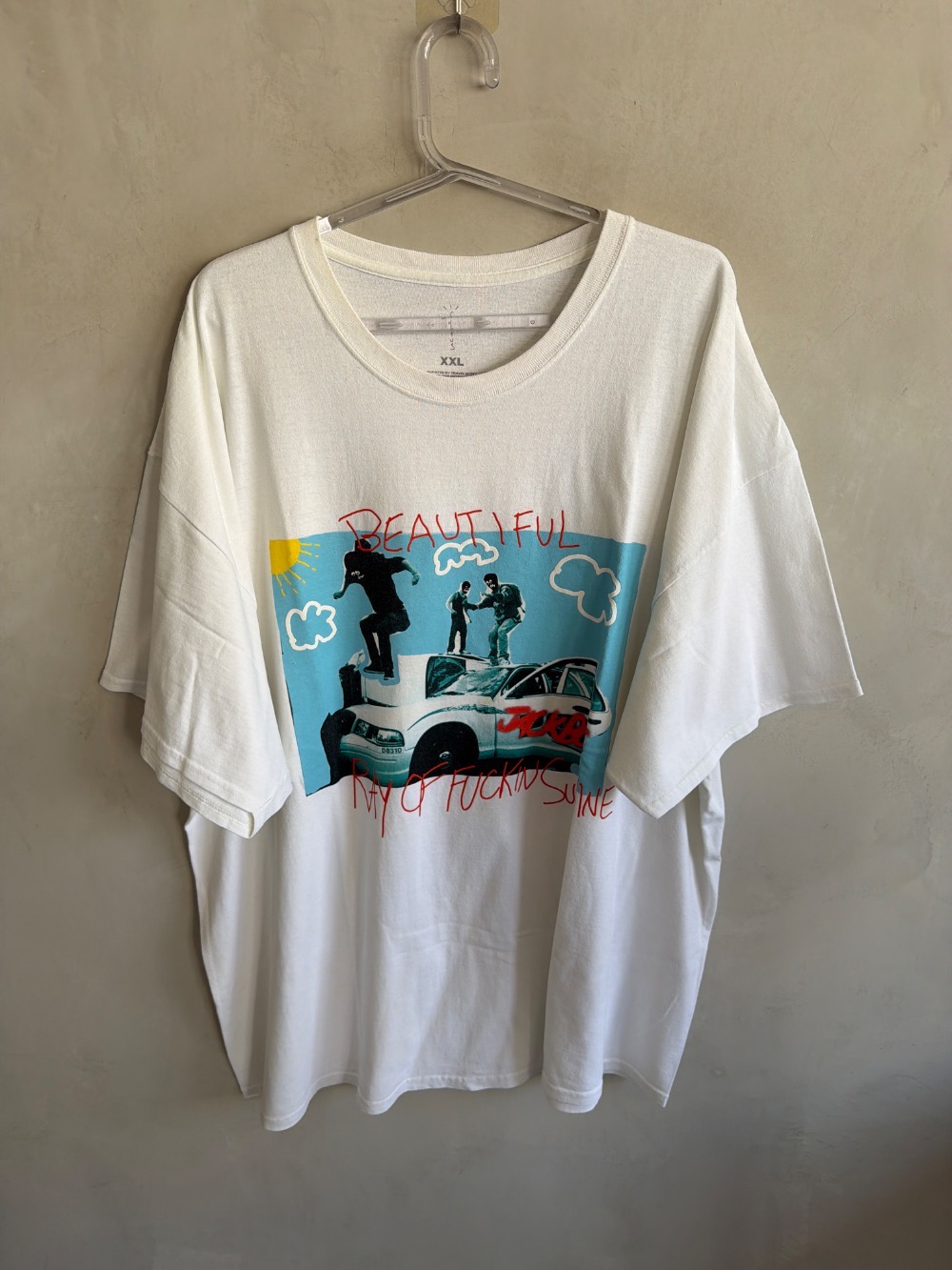 Camiseta Merch Travis Scott Ray Of Sunshine