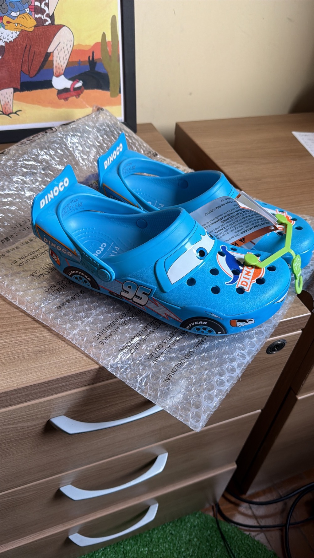 Cars x Crocs Crocband Lightning McQueen Dinoco Blue