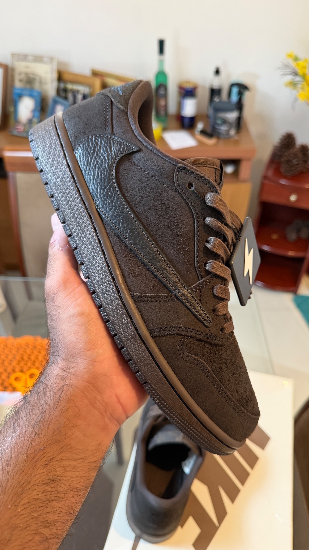Travis Scott x Air Jordan 1 Low OG SP Velvet Brown