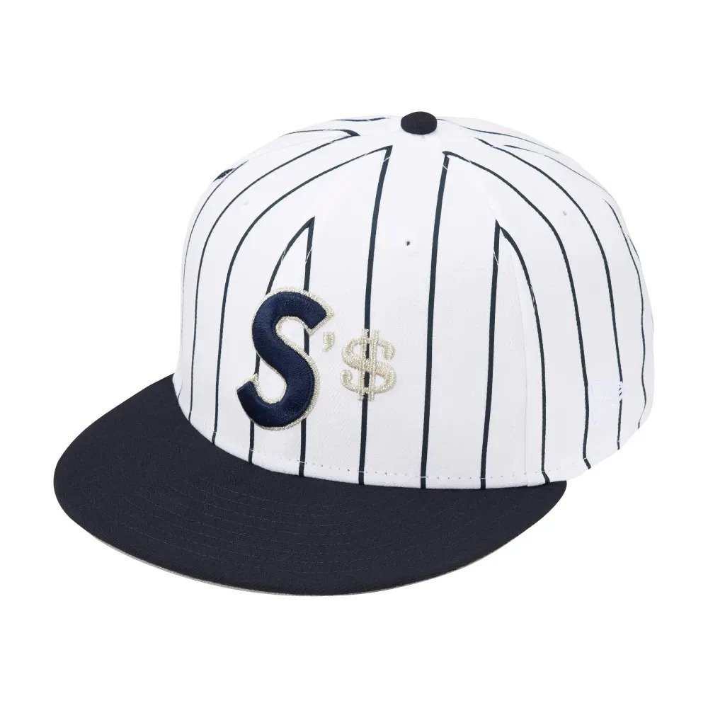 New Era x Supreme Boné Money S Logo Stripe FW26-W4