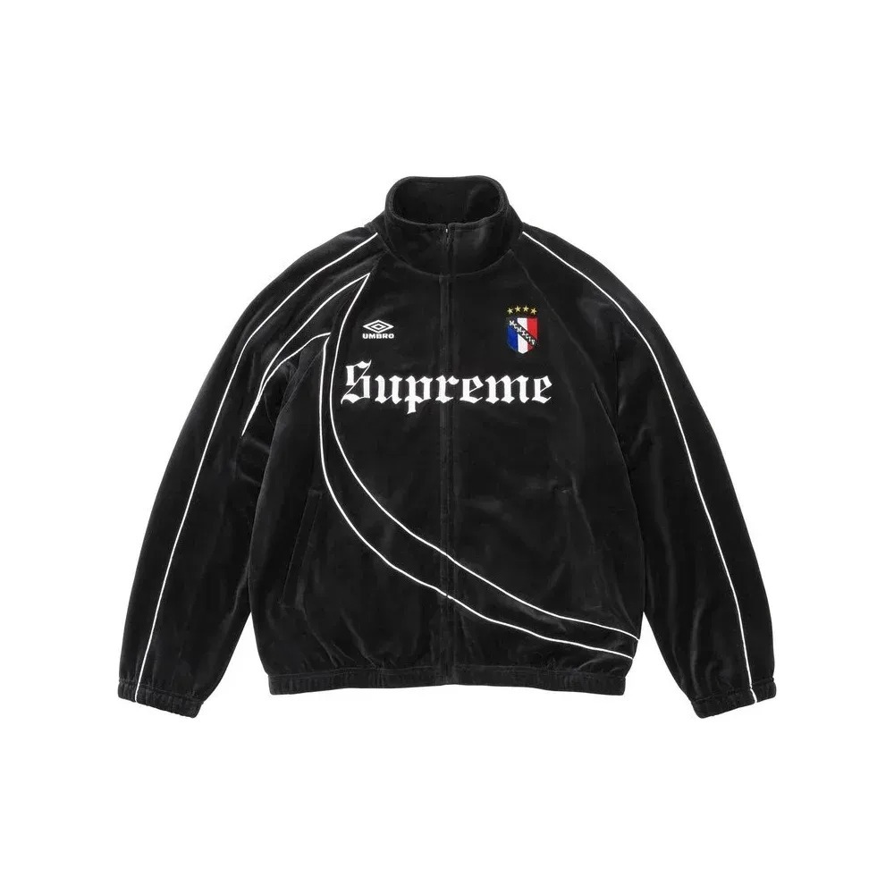 Umbro x Supreme Jaqueta Velour Track Black FW26-W4