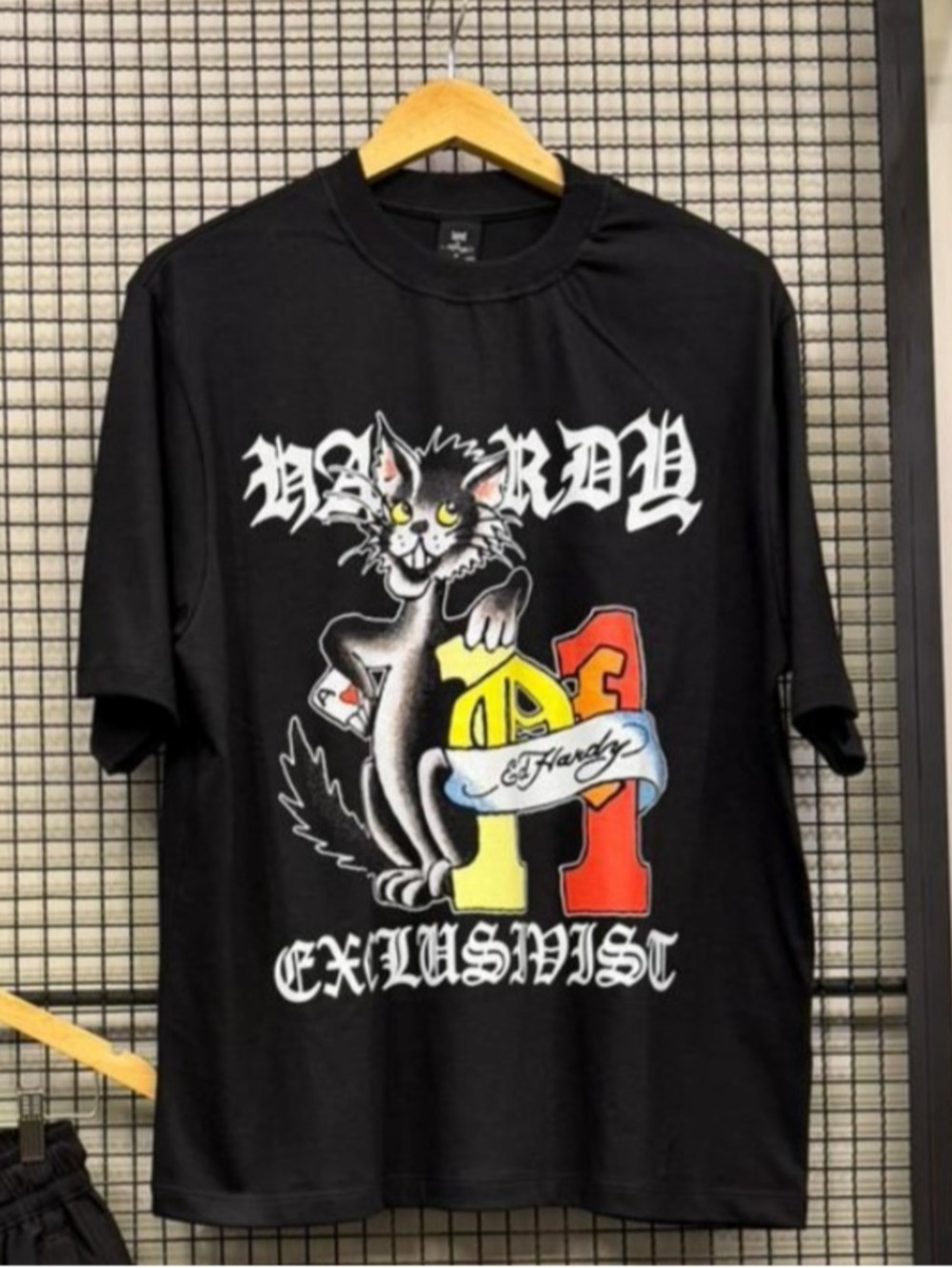 Ed Hardy x Exclusiviist 1of1 Camiseta Ace Of Spades Black