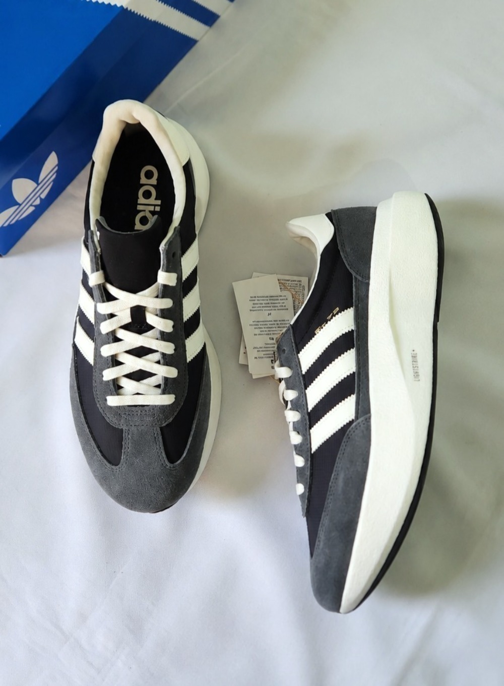 adidas SL 72 Pro Black Off White Grey