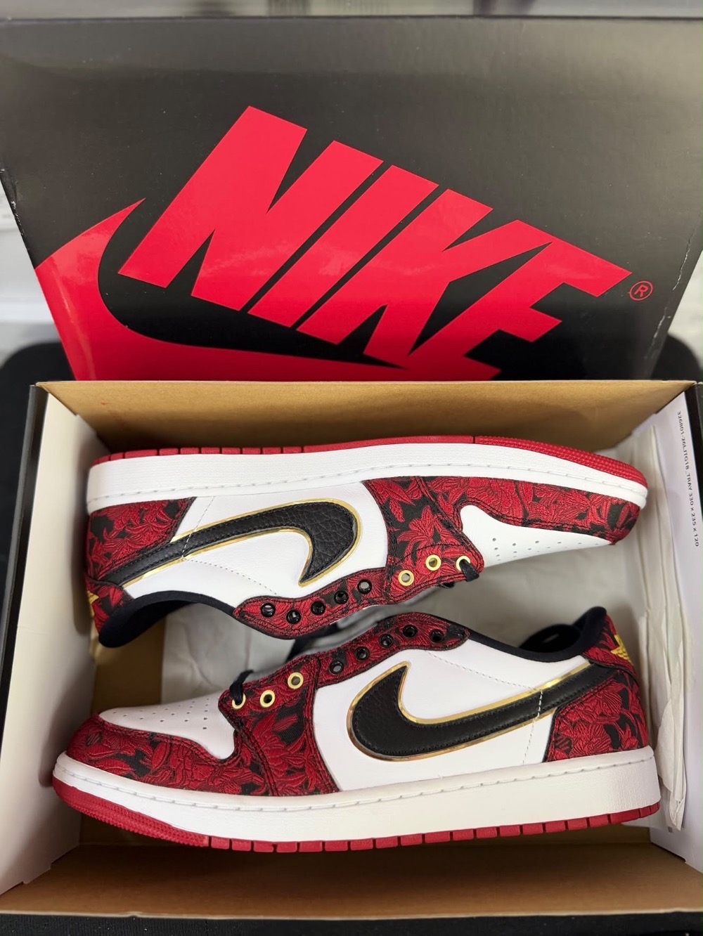 Air Jordan 1 Low Last Dance At The Garden Varsity Red