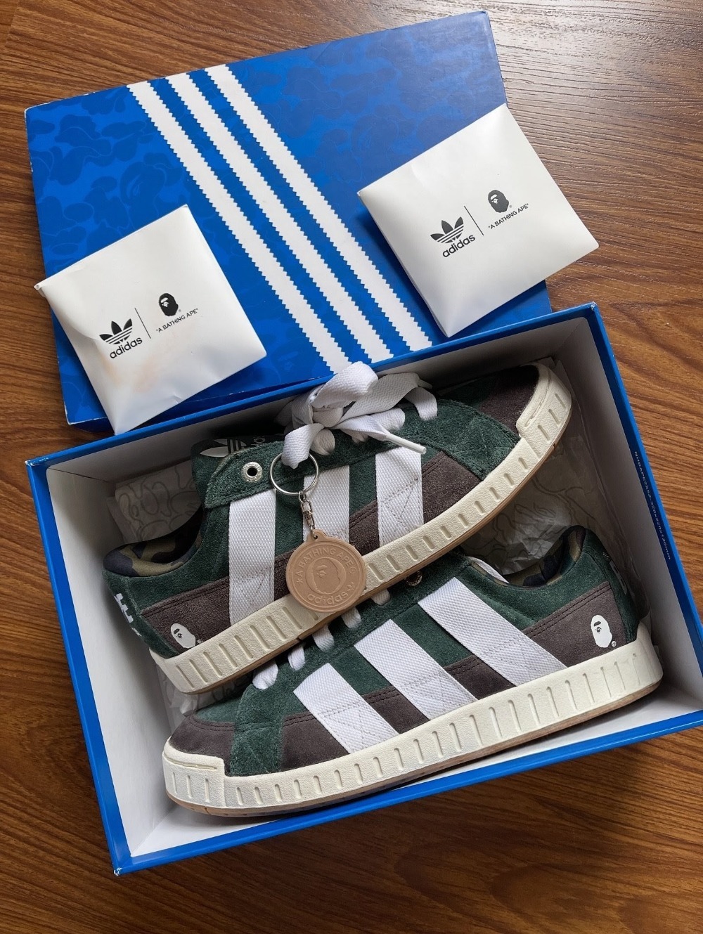 BAPE x adidas LWST Shadow Green