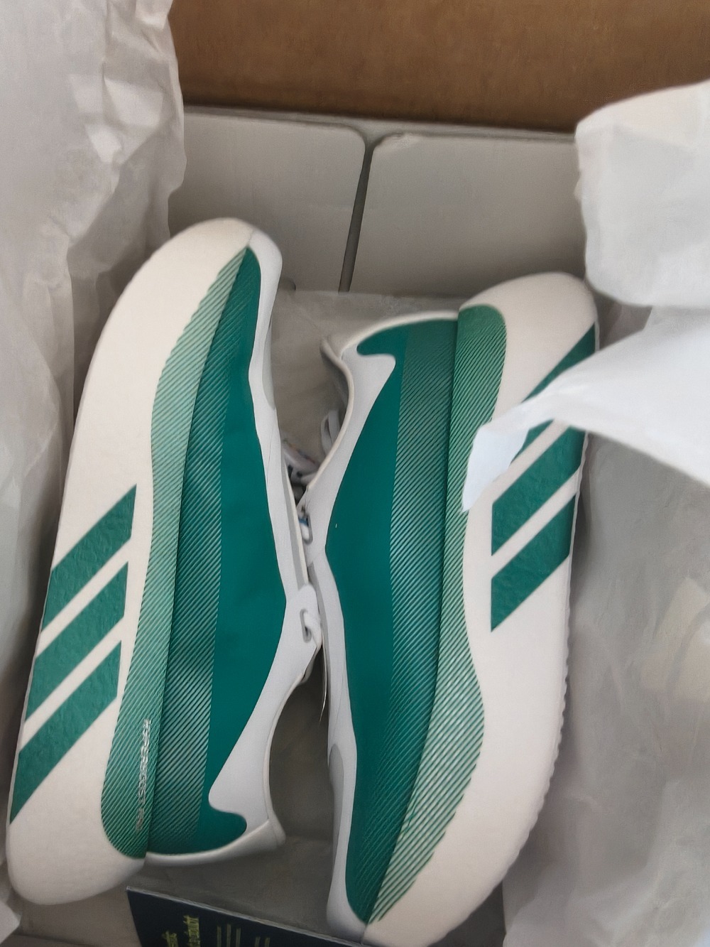 adidas Hyperboost Edge Cloud White Equipment Green Zero Metalic