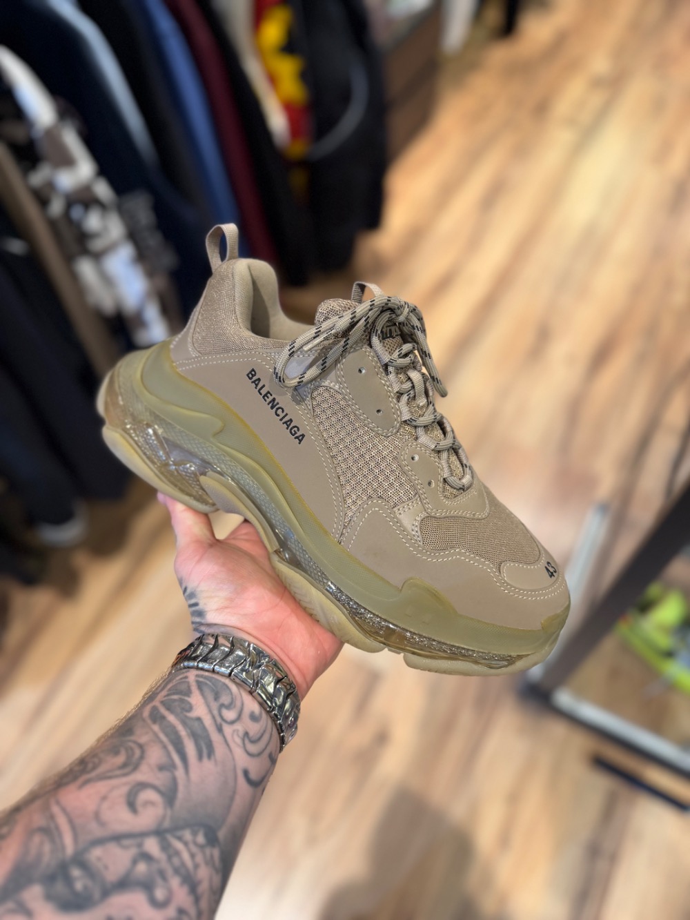 Balenciaga Triple S Brown Black