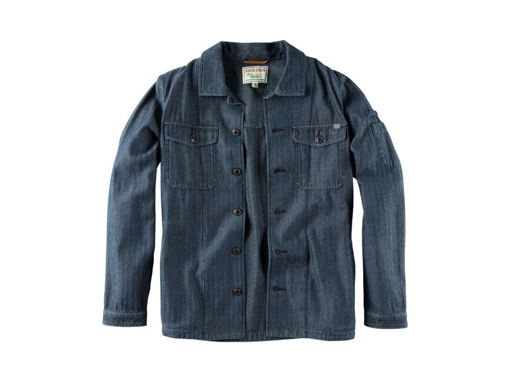 Jaqueta Field & Stream Jeans Azul-Escura