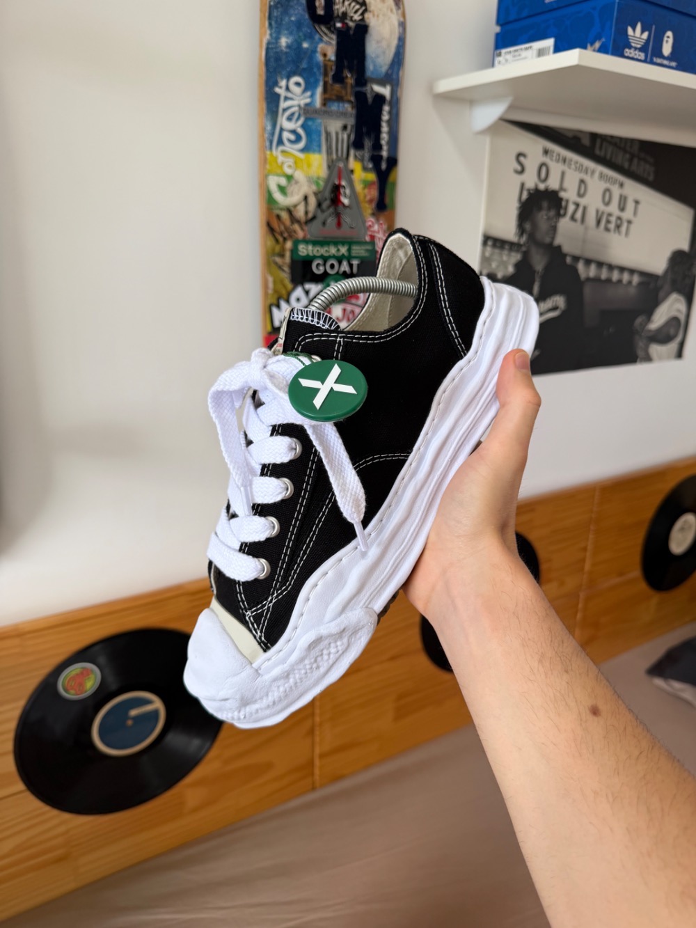Mihara Yasuhiro Hank OG Sole Canvas Low Black