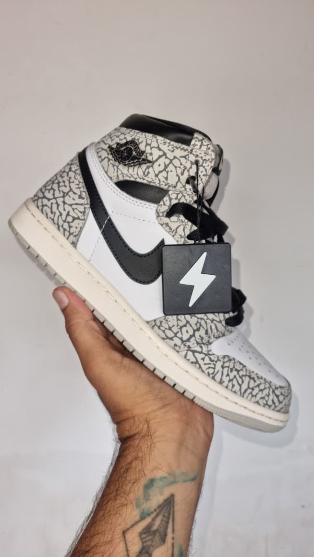 Air Jordan 1 High White Cement