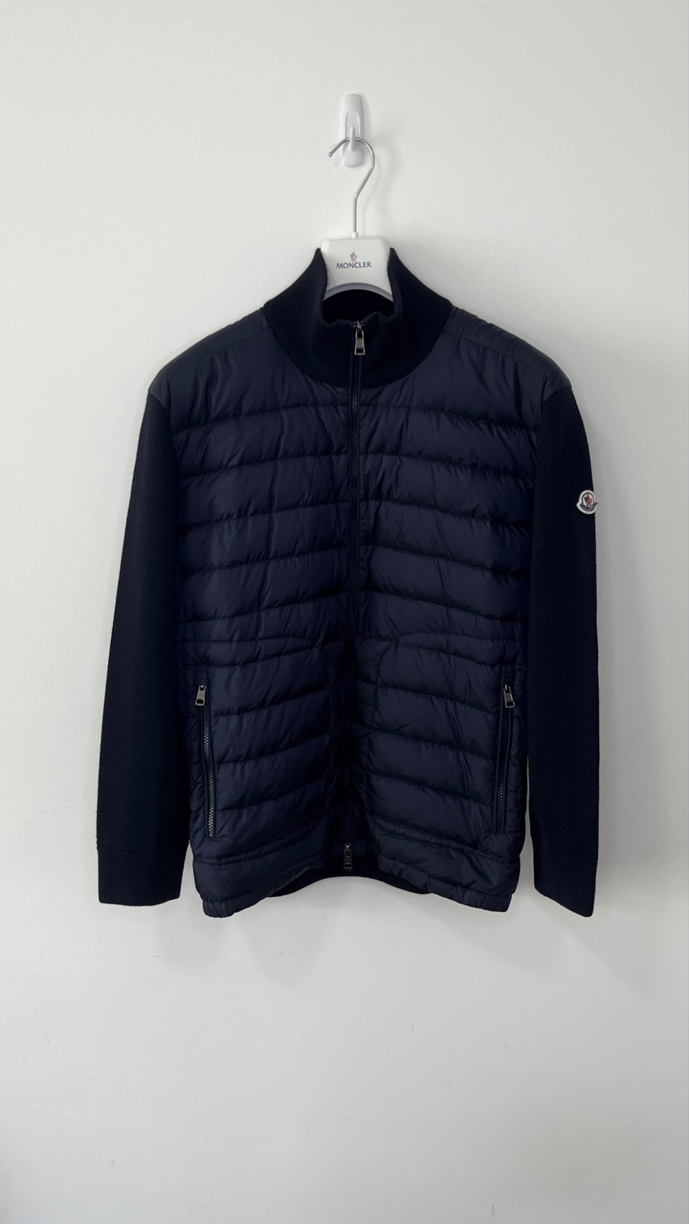"Moncler Vintage" Cardigan Moncler Azul Marinho