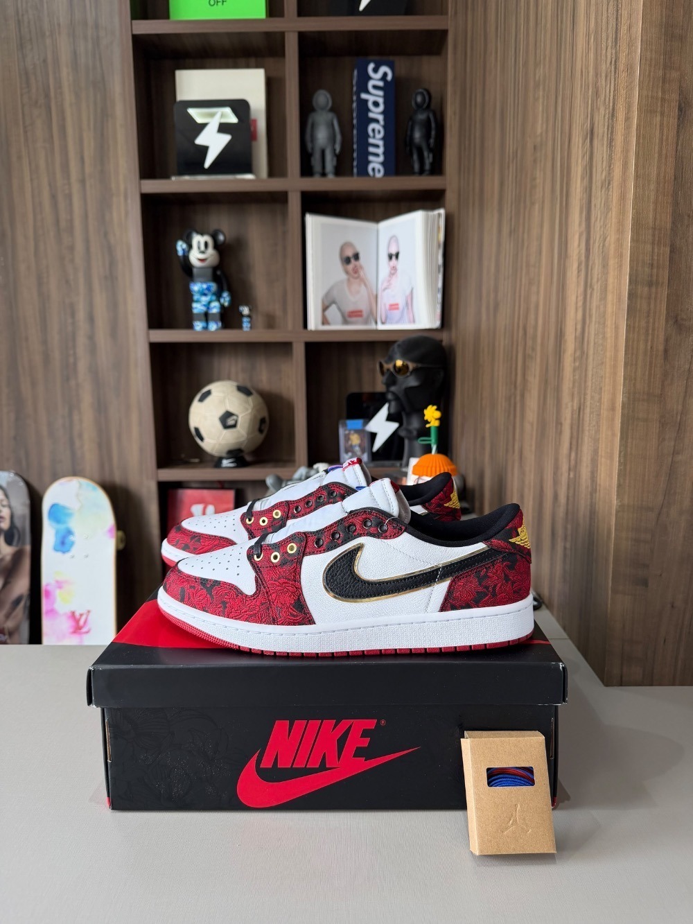 Air Jordan 1 Low Last Dance At The Garden Varsity Red