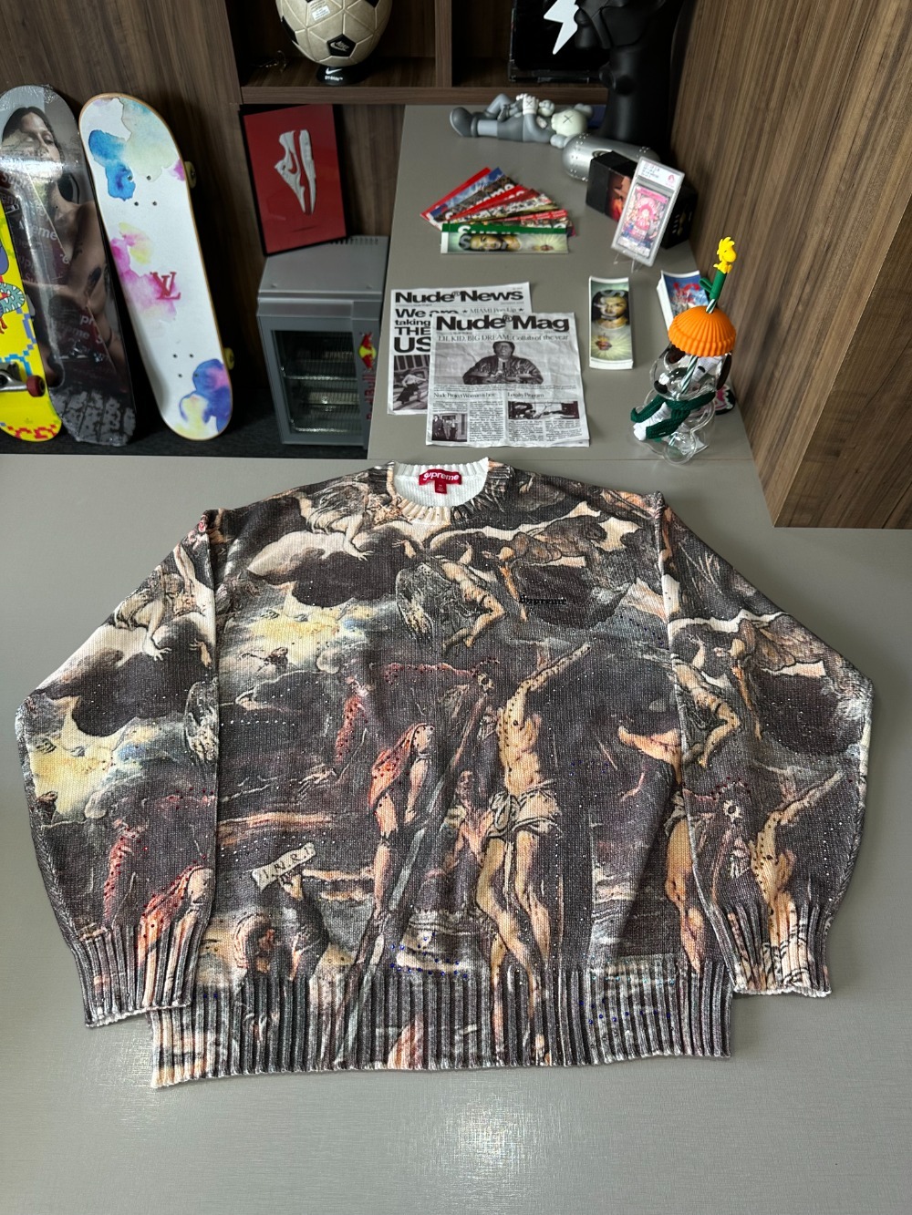 Suéter Supreme Crucifixion Multicolor FW26-W7