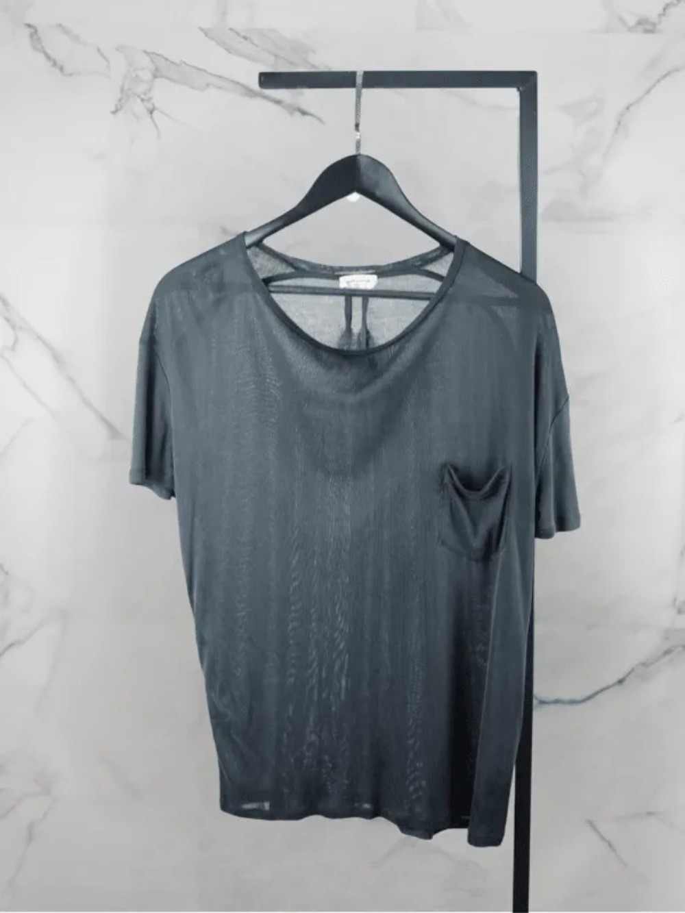 Camiseta Yves Saint Laurent Basic Preta