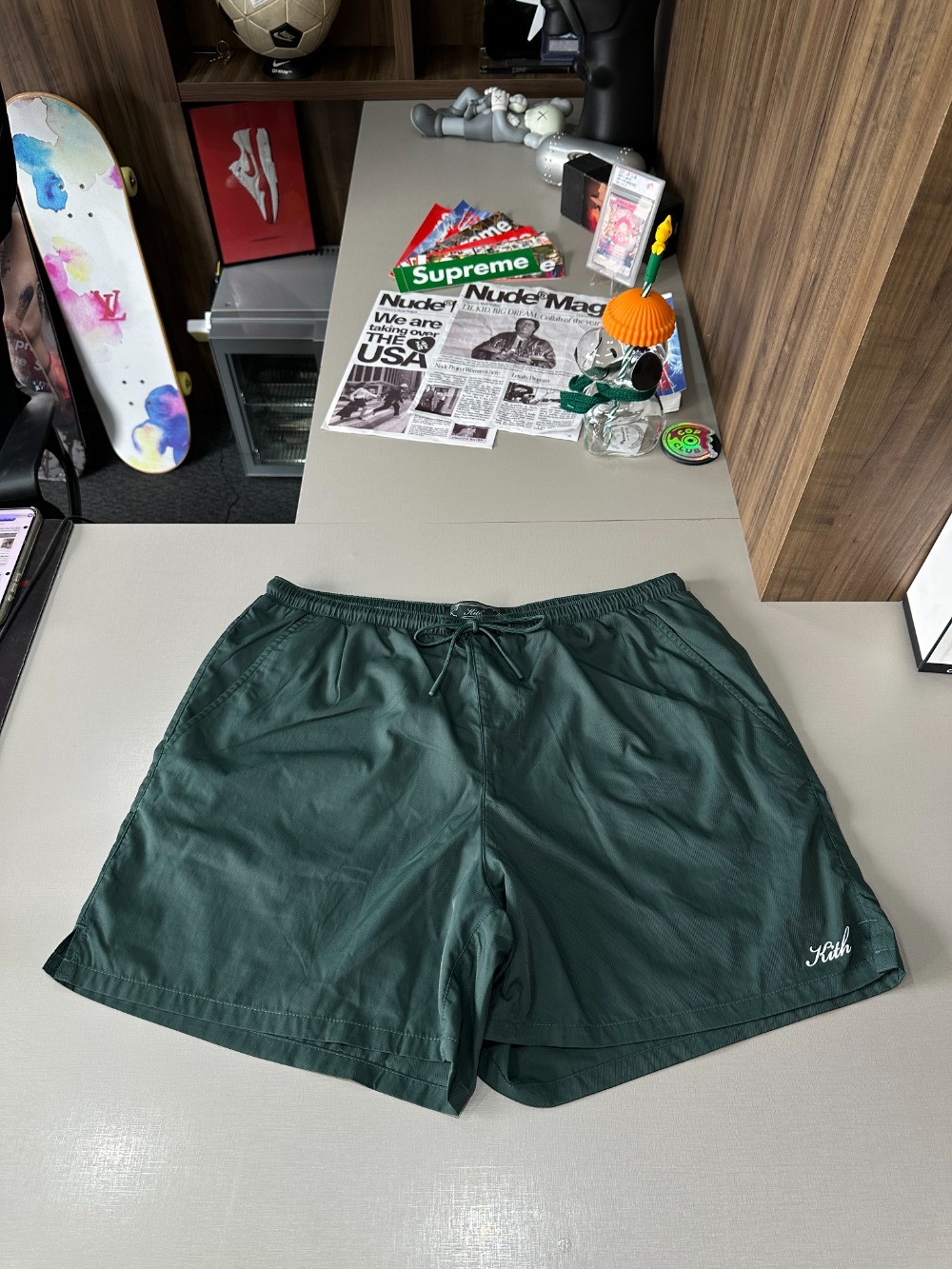 Shorts Kith Nylon Active Wilde Green