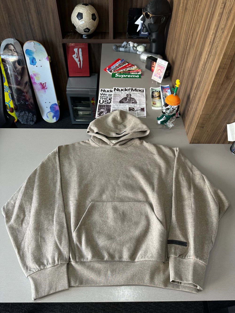Moletom Fear Of God Essentials Classic Homestead Heather Beige