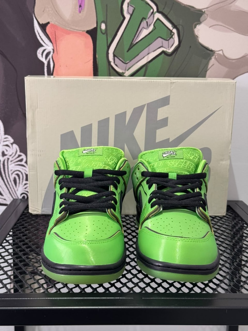 The Powerpuff Girls x Nike SB Dunk Low Buttercup