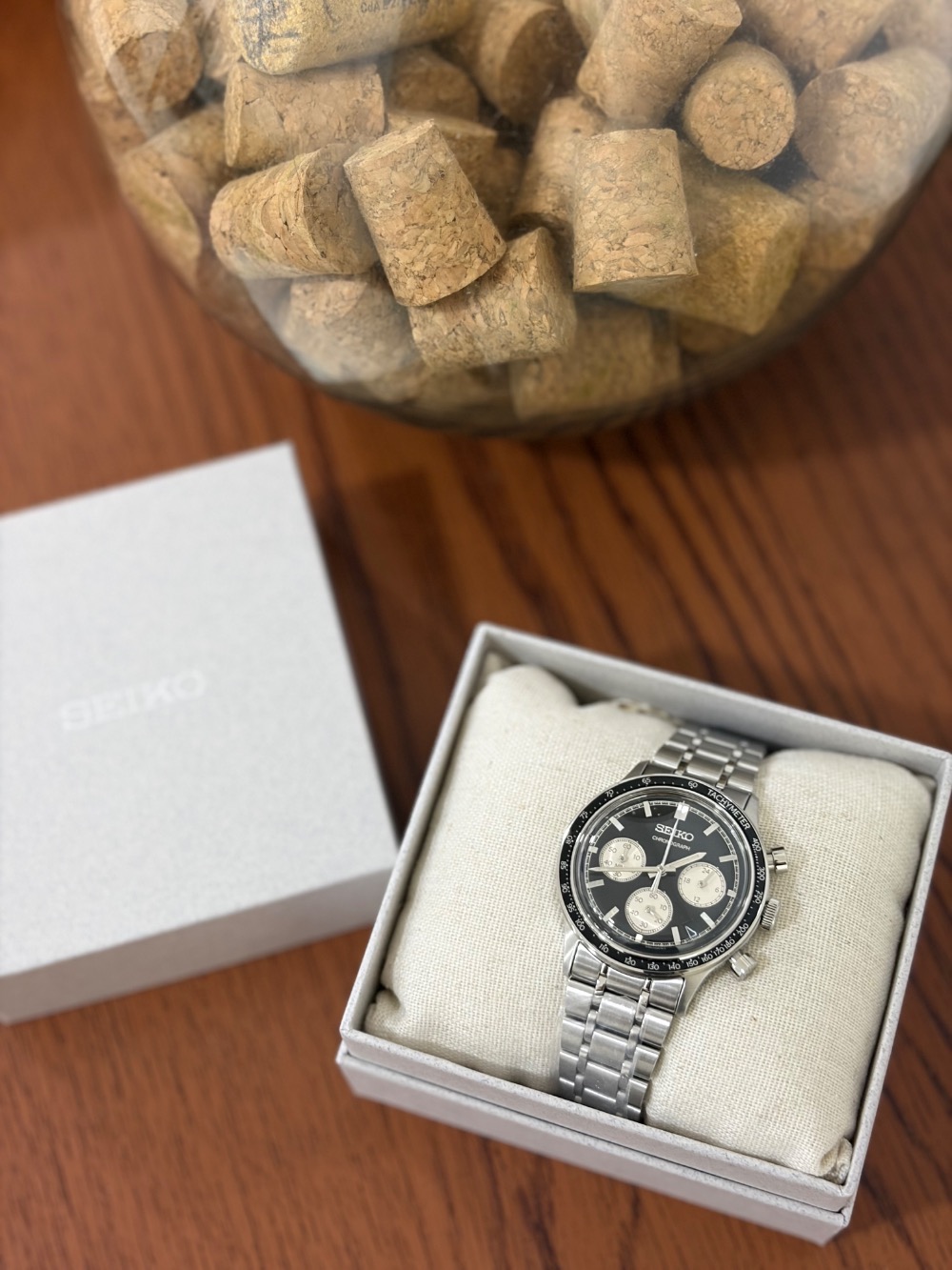 Relógio Seiko Cronograph Quartz Sport — Único, Novo