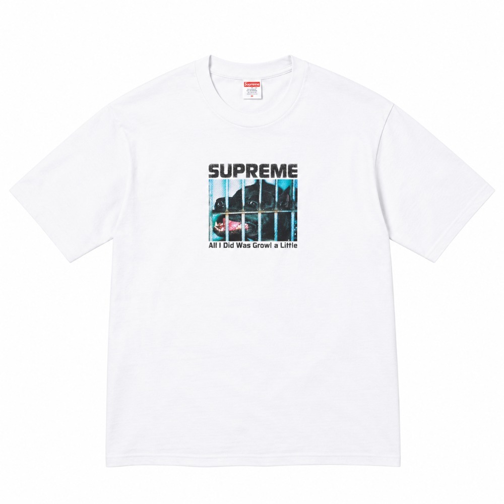 Camiseta Supreme Growl White FW26-W8