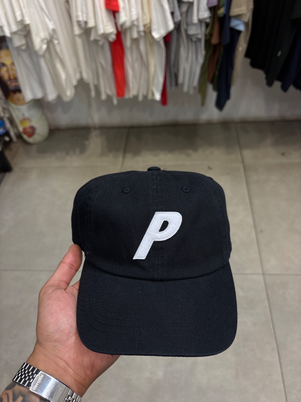 Boné Palace P 6-Panel Black