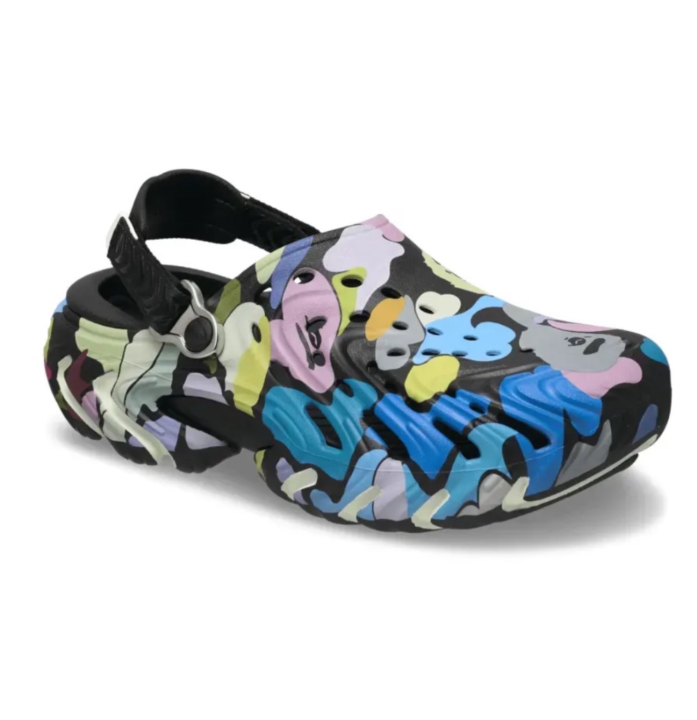 BAPE x Crocs Echo II Black