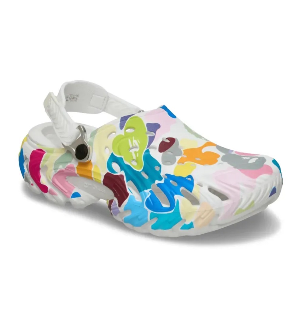 BAPE x Crocs Echo II Multi Camo White