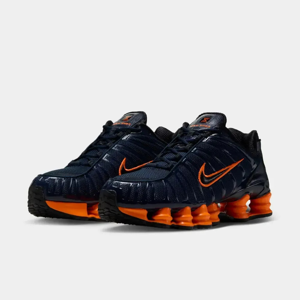 Nike Shox TL Obsidian Total Orange Black