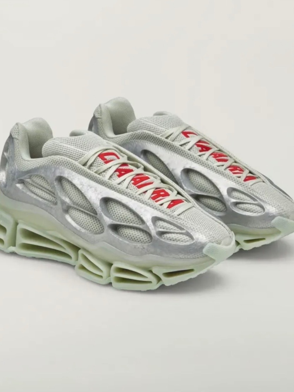 Willy Chavarria x adidas Mega WC Version Halo Green Silver Metallic Better Scarlet