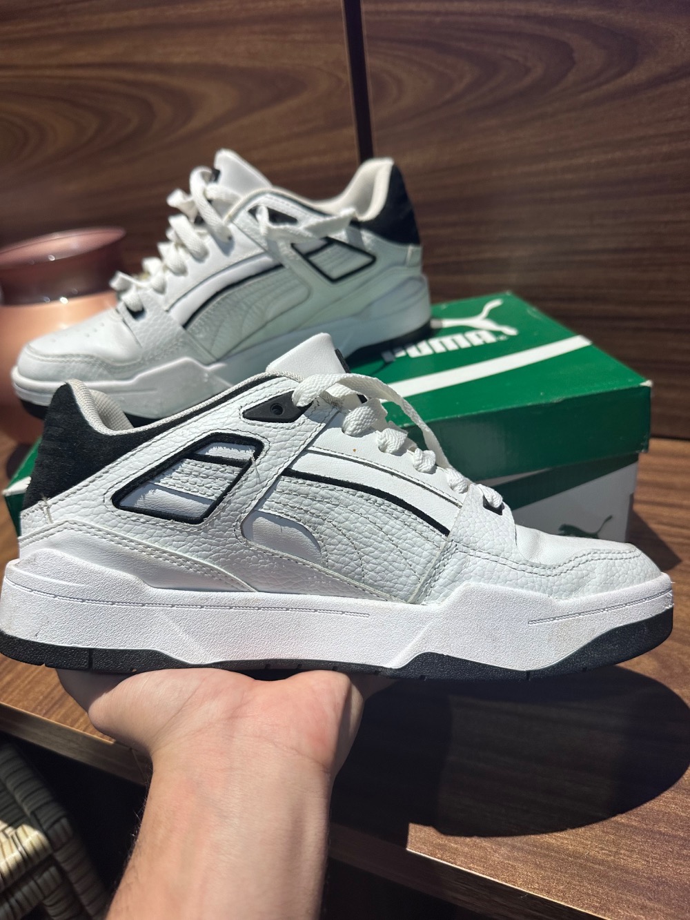Puma Slipstream White Black
