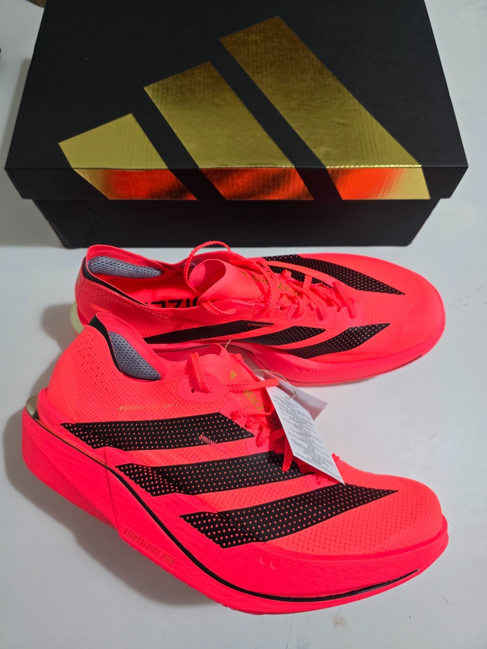 adidas Adizero Adios Pro 5 Solar Turbo Core Black Lucid Red