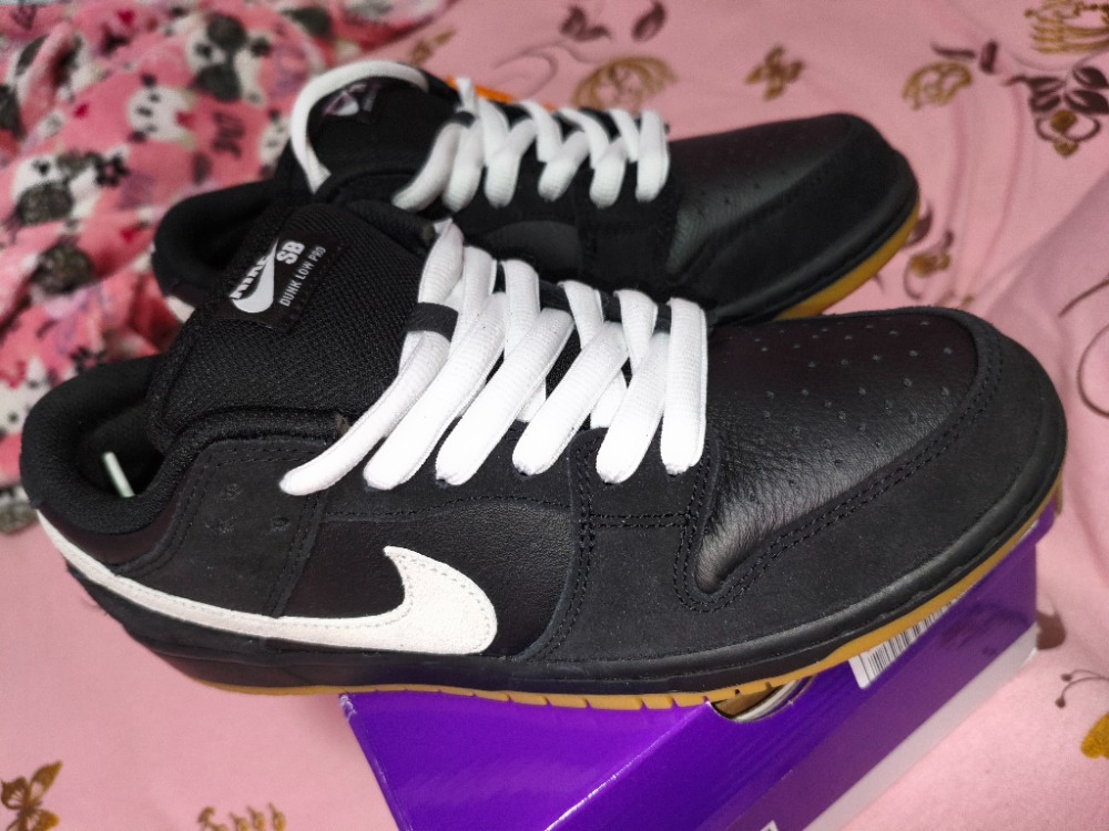 Nike SB Dunk Low Pro Black White — 40, Novo