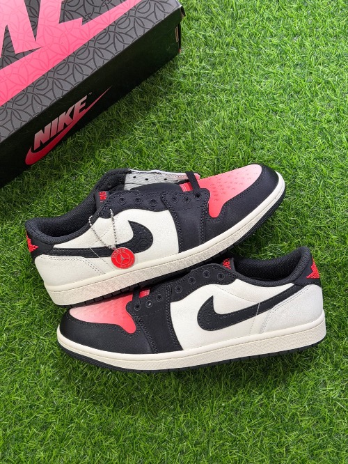 Paris Saint-Germain x Air Jordan 1 Low Sail and Off Noir