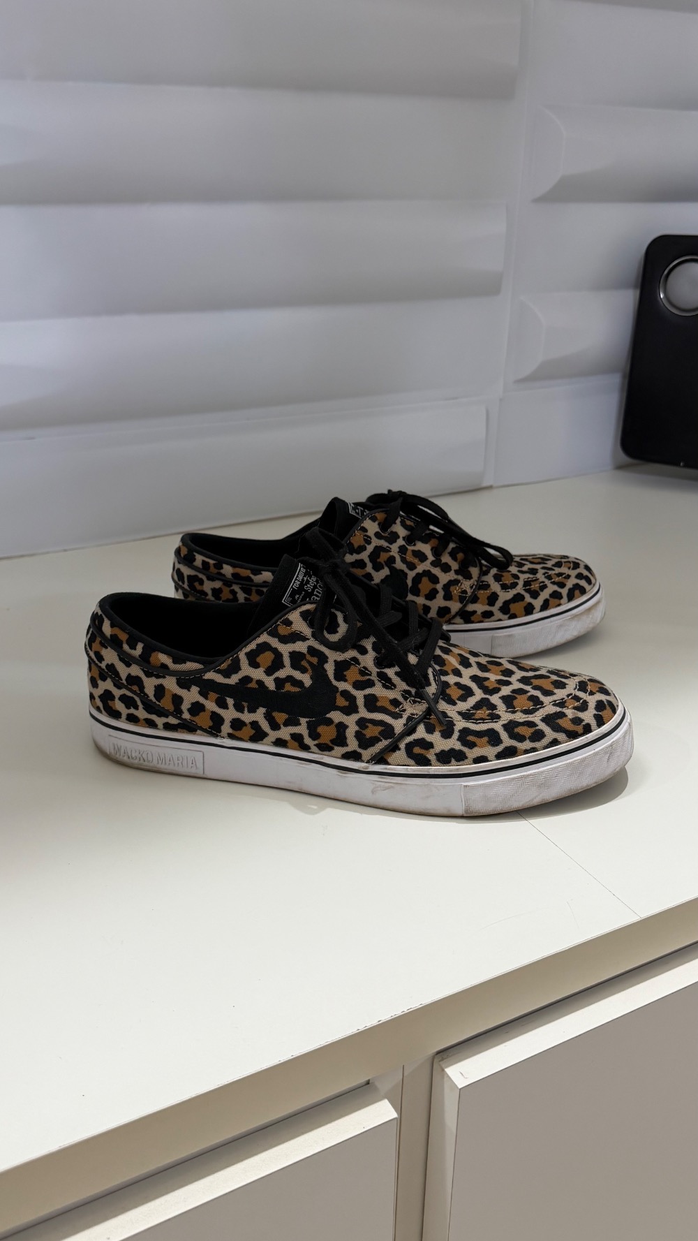 Tênis Nike SB Stefan Janoski OG Canvas x Wacko Maria Oncinha Bege