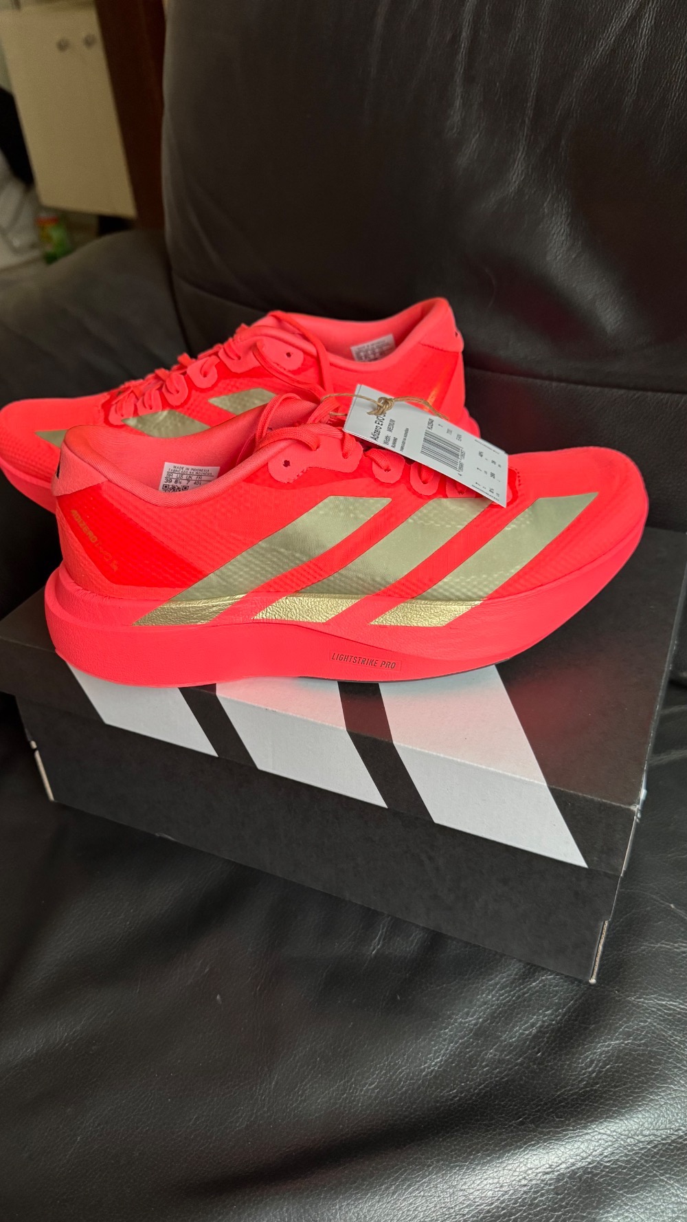 adidas Adizero EVO SL Solar Turbo Core Black Carbon