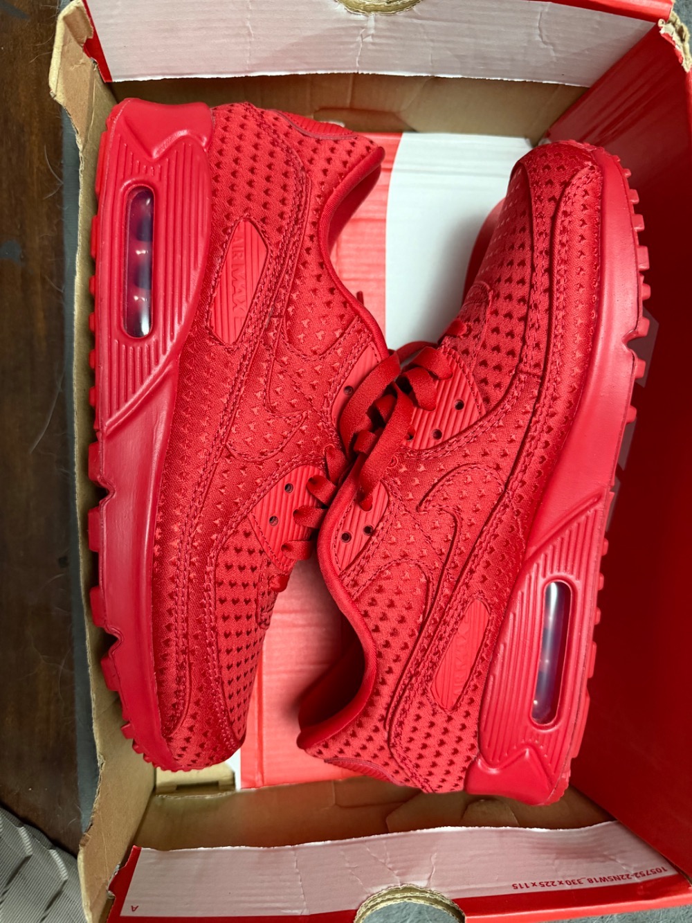 Nike Air Max 90 Premium Valentine’s Day University Red — 42, Novo