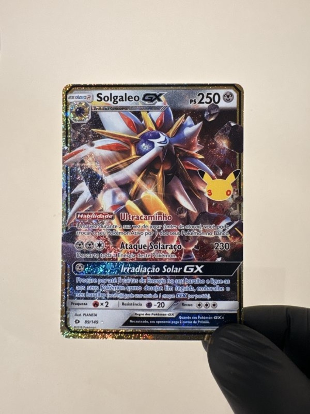 Solgaleo-GX (89/149) Celebração de 30 Anos Pokémon TCG