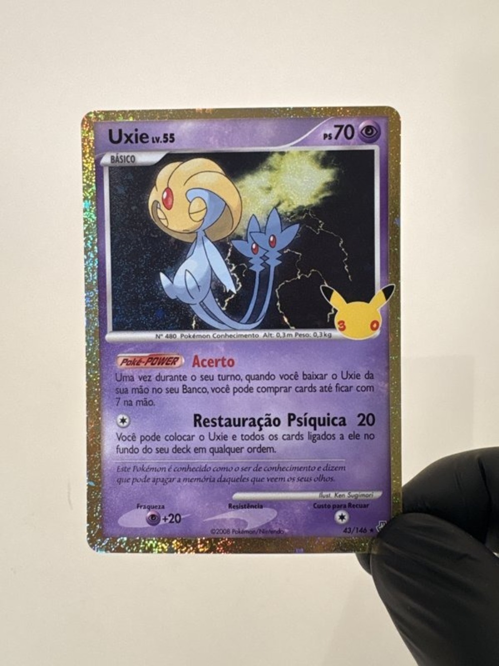 Uxie (43/146) Celebração de 30 Anos Pokémon TCG