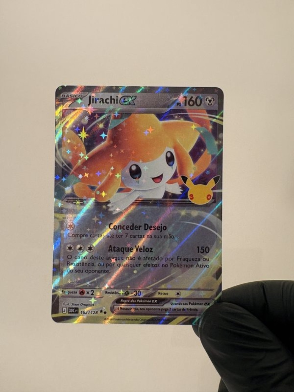 Jirachi ex (102/128) Celebração de 30 Anos Pokémon TCG