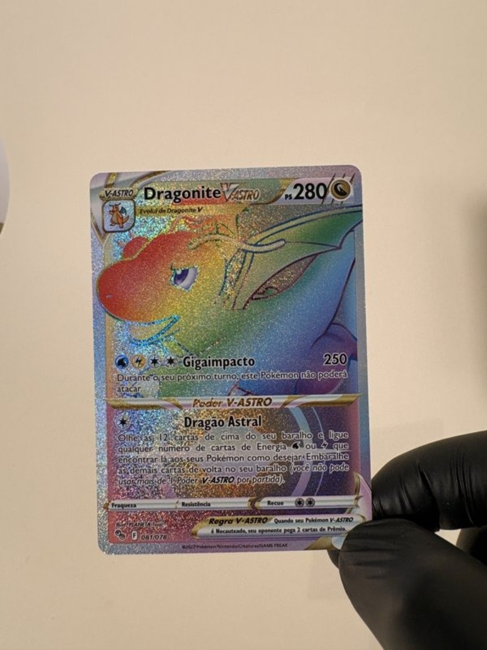 Dragonite V-ASTRO (81/78) Pokémon GO Pokémon TCG