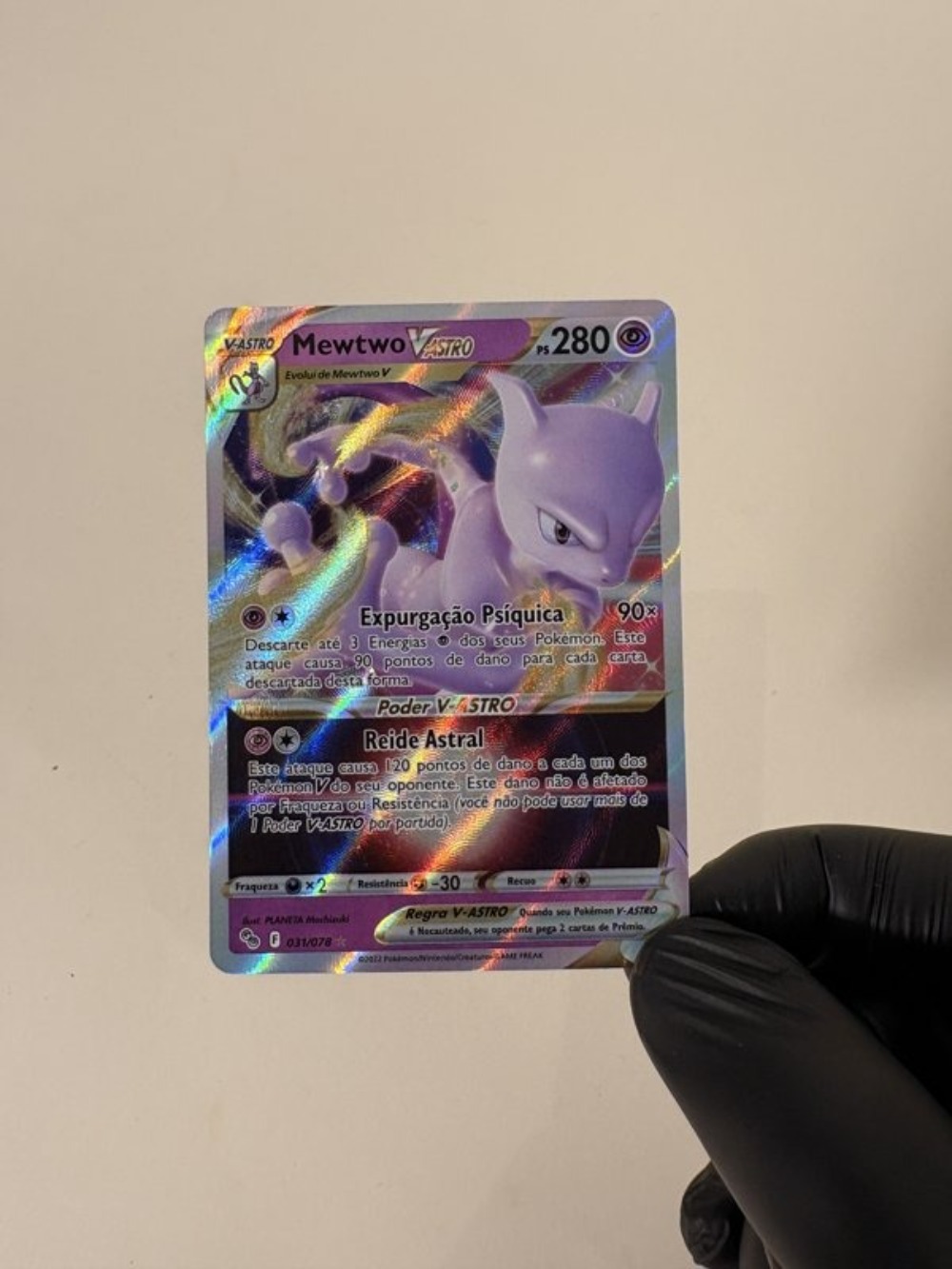 Mewtwo V-ASTRO (31/78) Pokémon GO Pokémon TCG