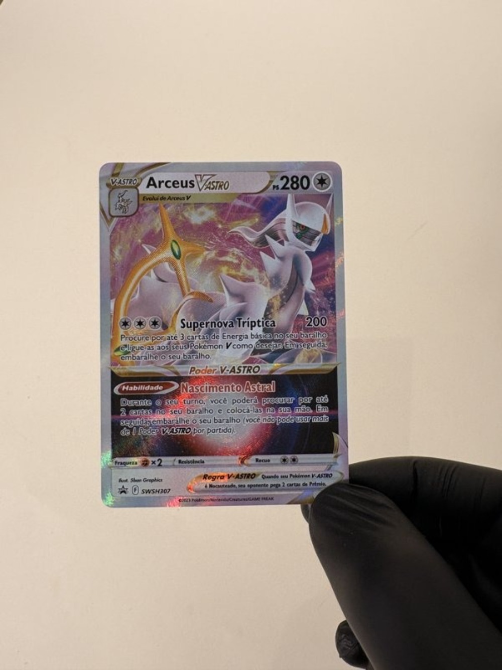Arceus V-ASTRO (SWSH307) Espada e Escudo Promos Pokémon TCG