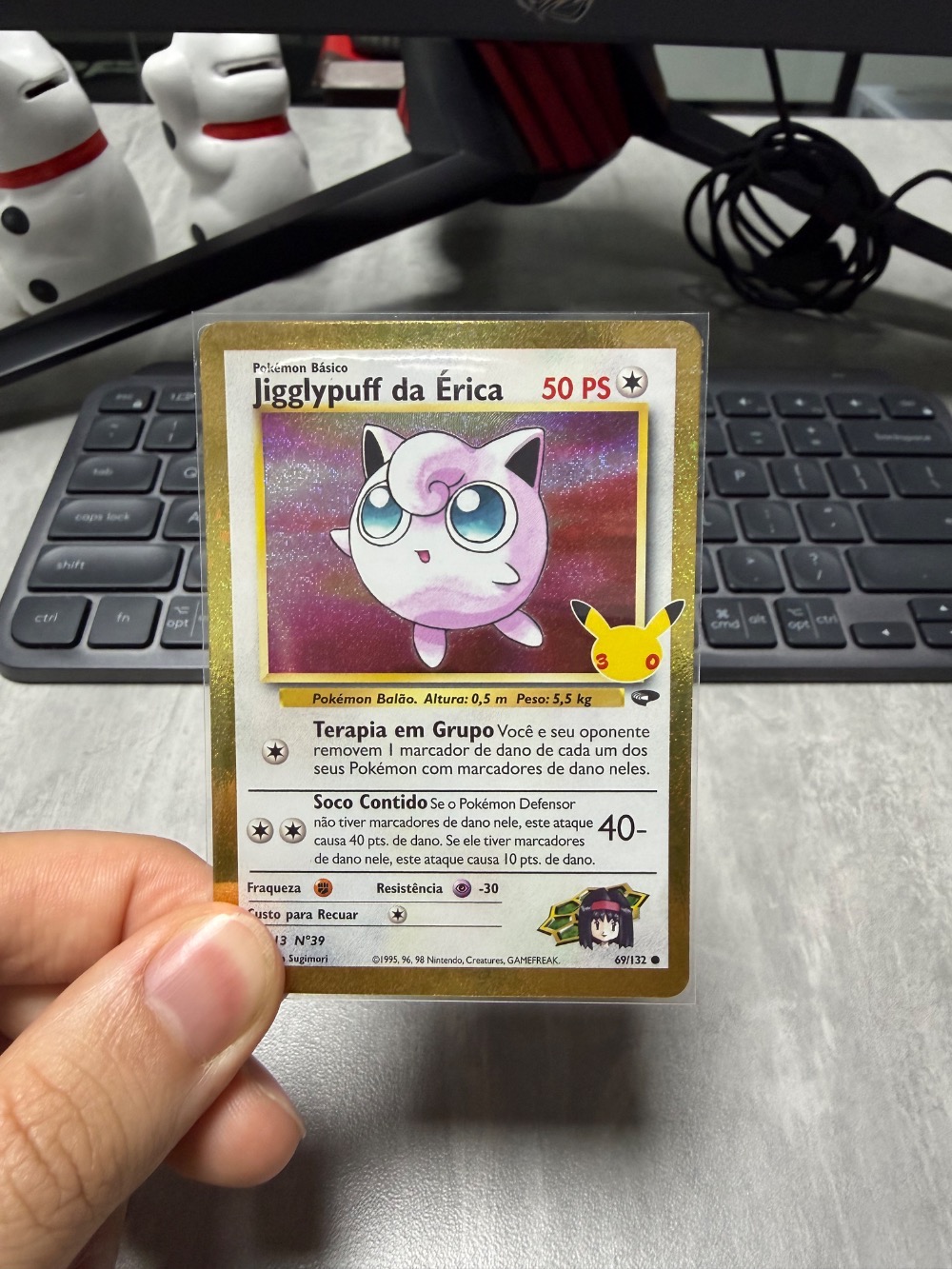 Jigglypuff da Érica (69/132) Celebração de 30 Anos Pokémon TCG